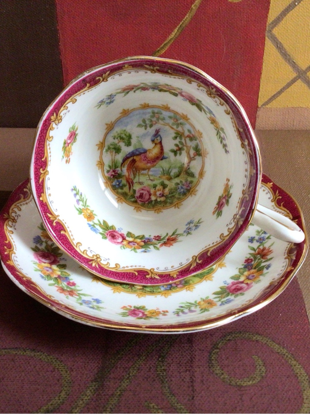 Royal Albert Chelsea Bird Teacup And Saucer